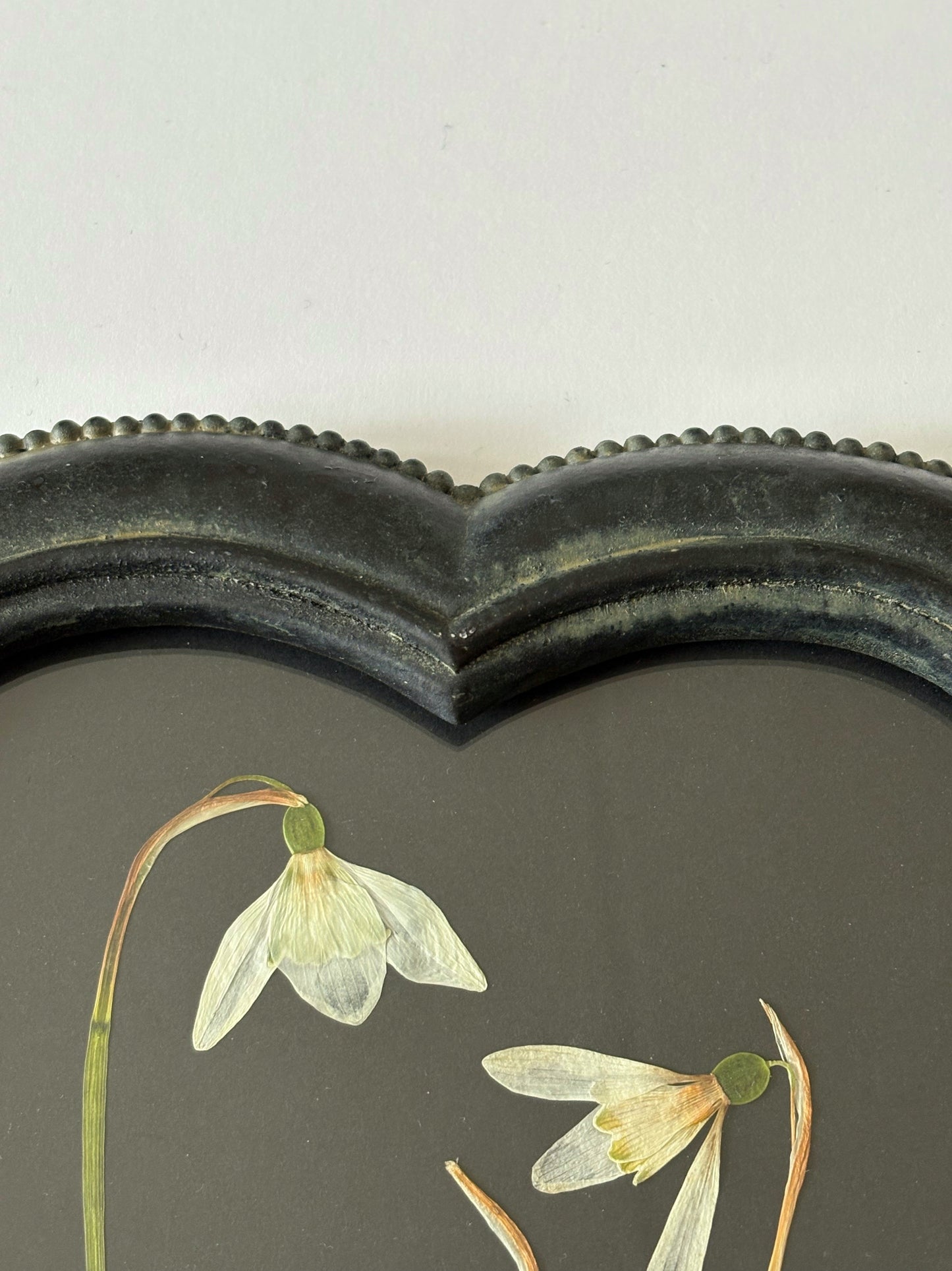 Snowdrops in Vintage Frame